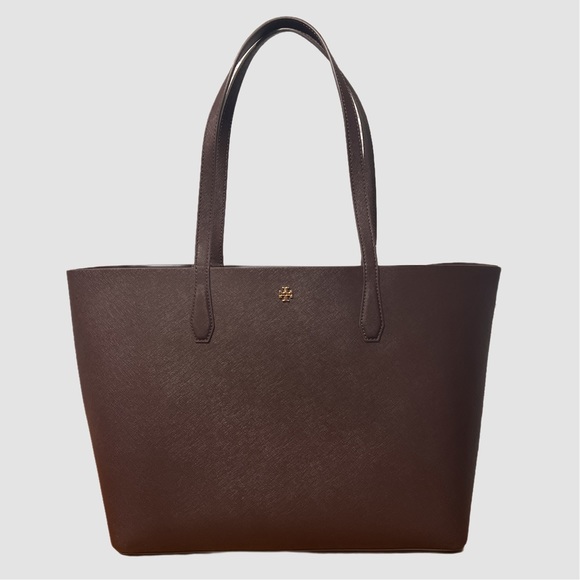 Tory Burch Handbags - NWT!! Tory Burch Blake Saffiano Leather Large Tote Chocolate Brown